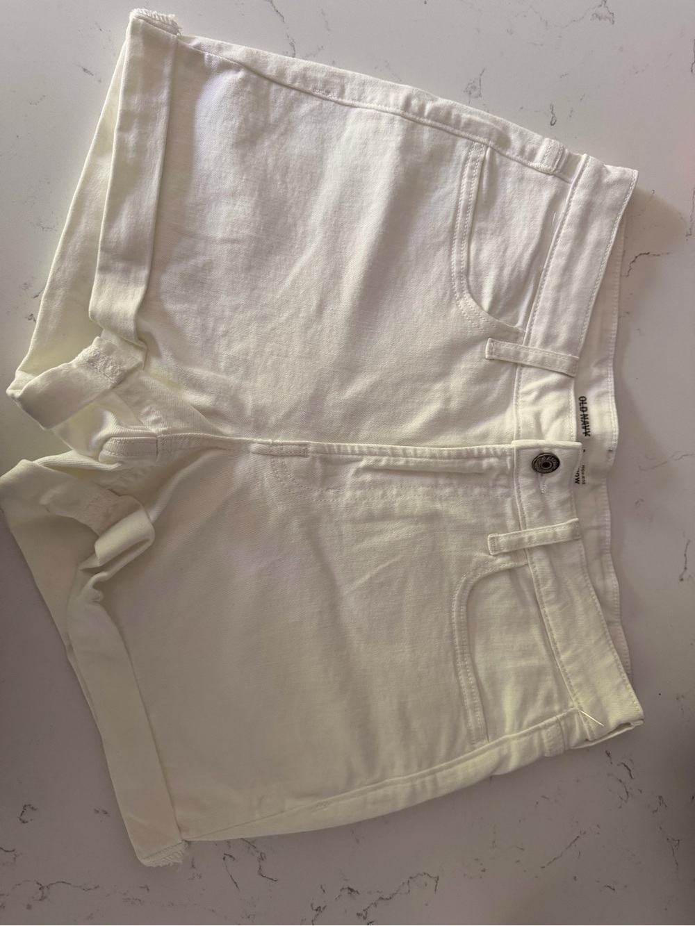 Old Navy White Women's Denim Shorts